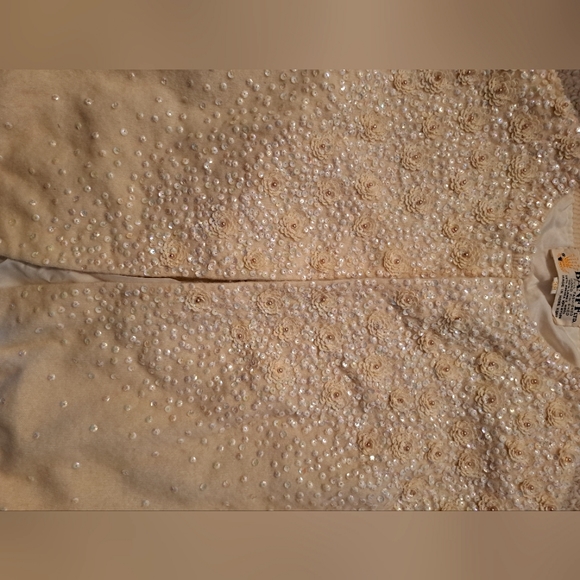 Banff ltd retro cardigan wool 38 sequined - Picture 3 of 13